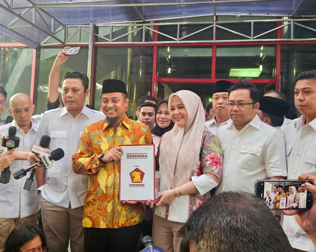 Gerindra Resmi Usung Andi Sudirman Fatmawati di Pilgub Sulsel