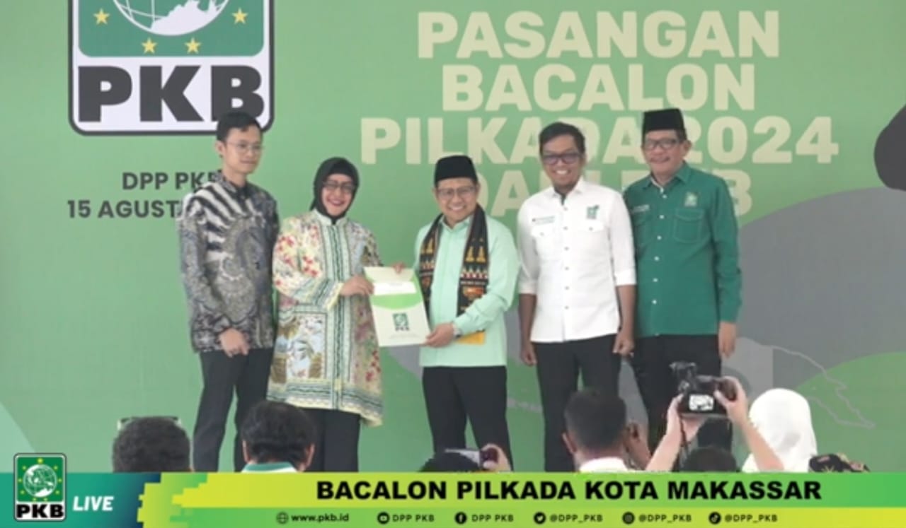 Indira Ilham Resmi Terima Rekomendasi PKB Untuk Pilwalkot Makassar 2024