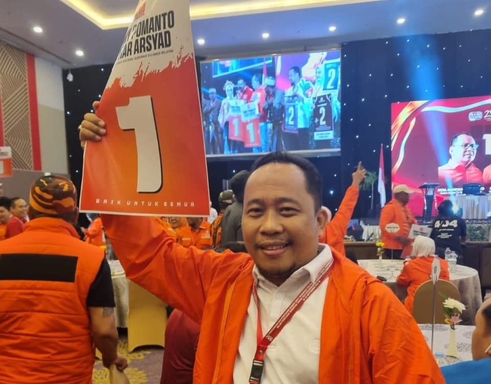 Danny Azhar Nomor Urut 1 di Pilgub 2024 Asri Tadda Makna Sulsel Bersatu