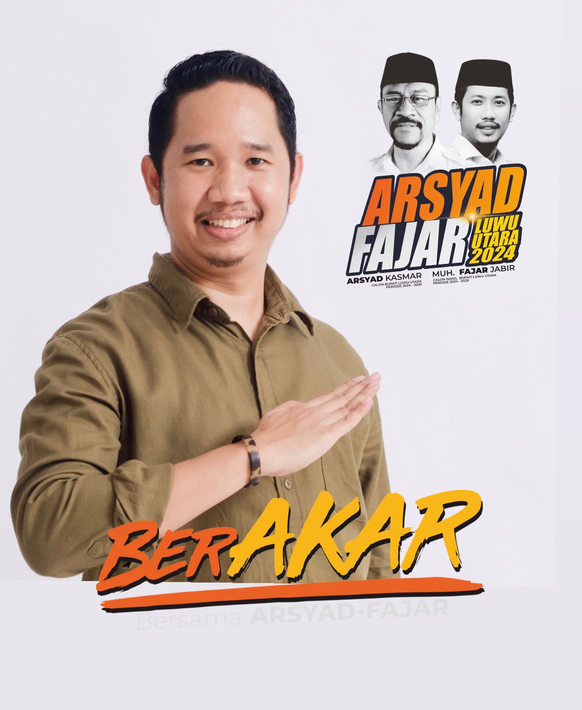 Juru Bicara Pasangan Arsyad Kasmar Fajar Jabir (AKAR) Fujianto Manati
