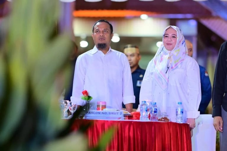 Pasangan Nomor Urut 2 Andalan Hati Andi Sudirman Sulaiman-Fatmawati Rusdi