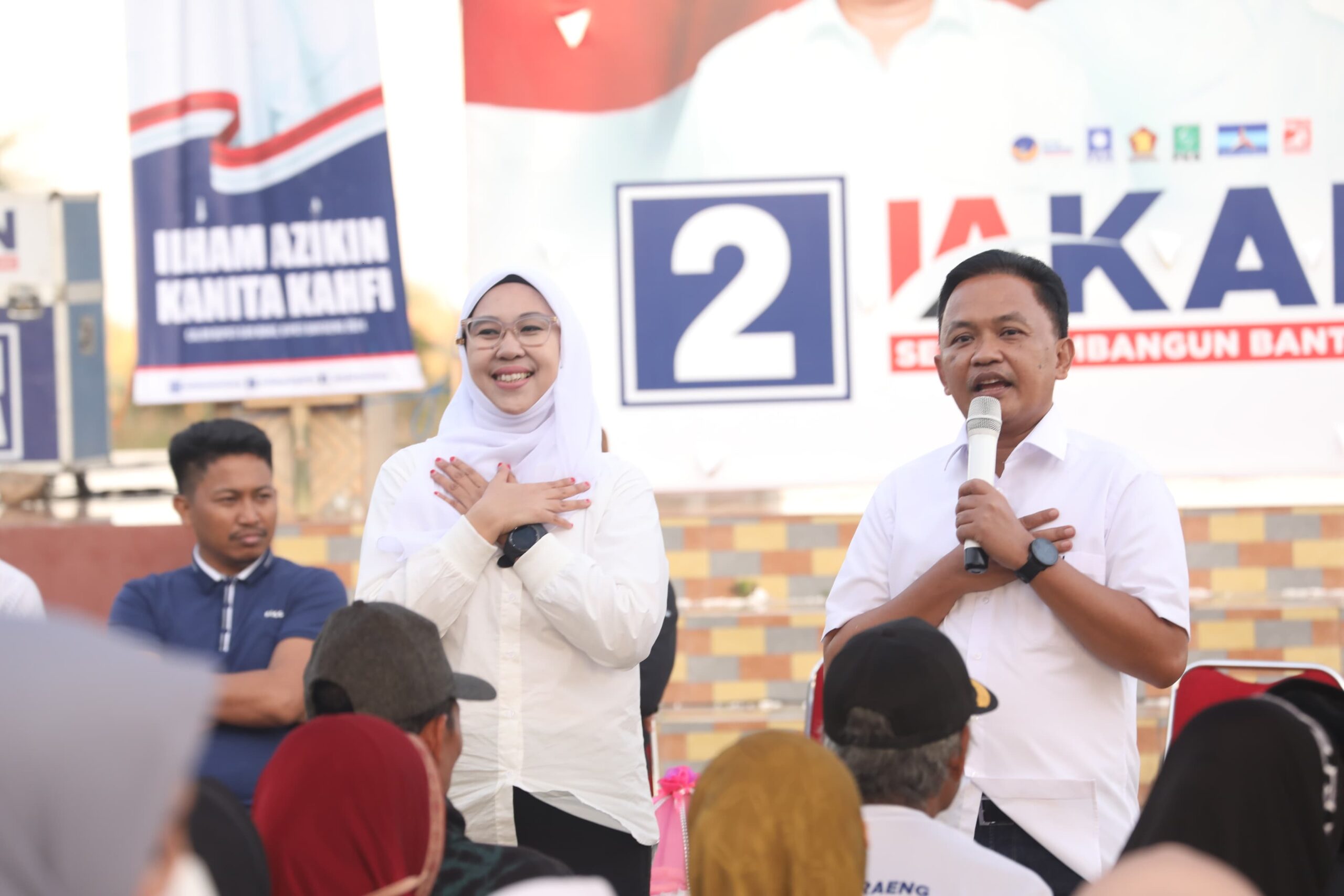 Kampanye Ilham Azikin-Kanita Kahfi (IAKan) di Desa Bonto Karaeng