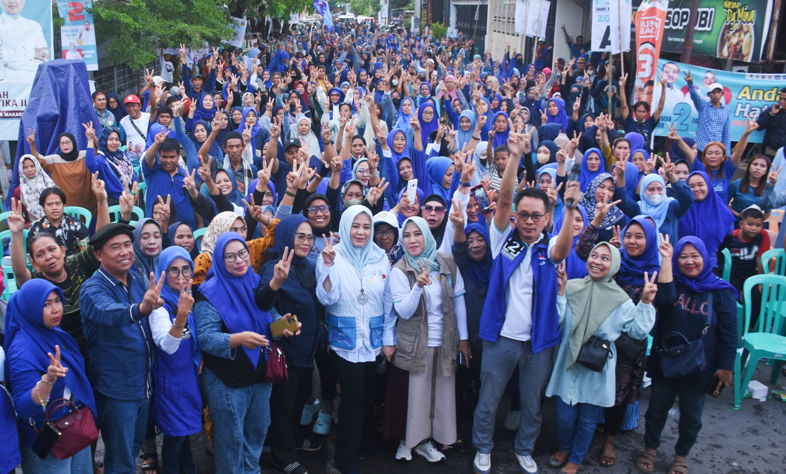 Fatmawati Rusdi Gaet Dukungan Suara Perempuan di Kota Makassar